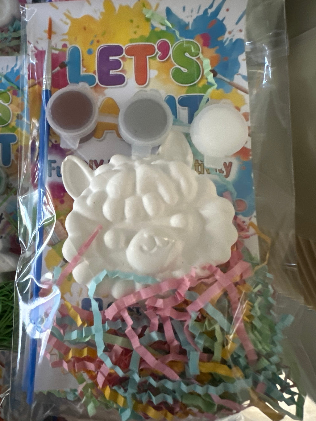 "Paint your own animal plaster figurine kit, kids craft activity Australian-made birthday gift"