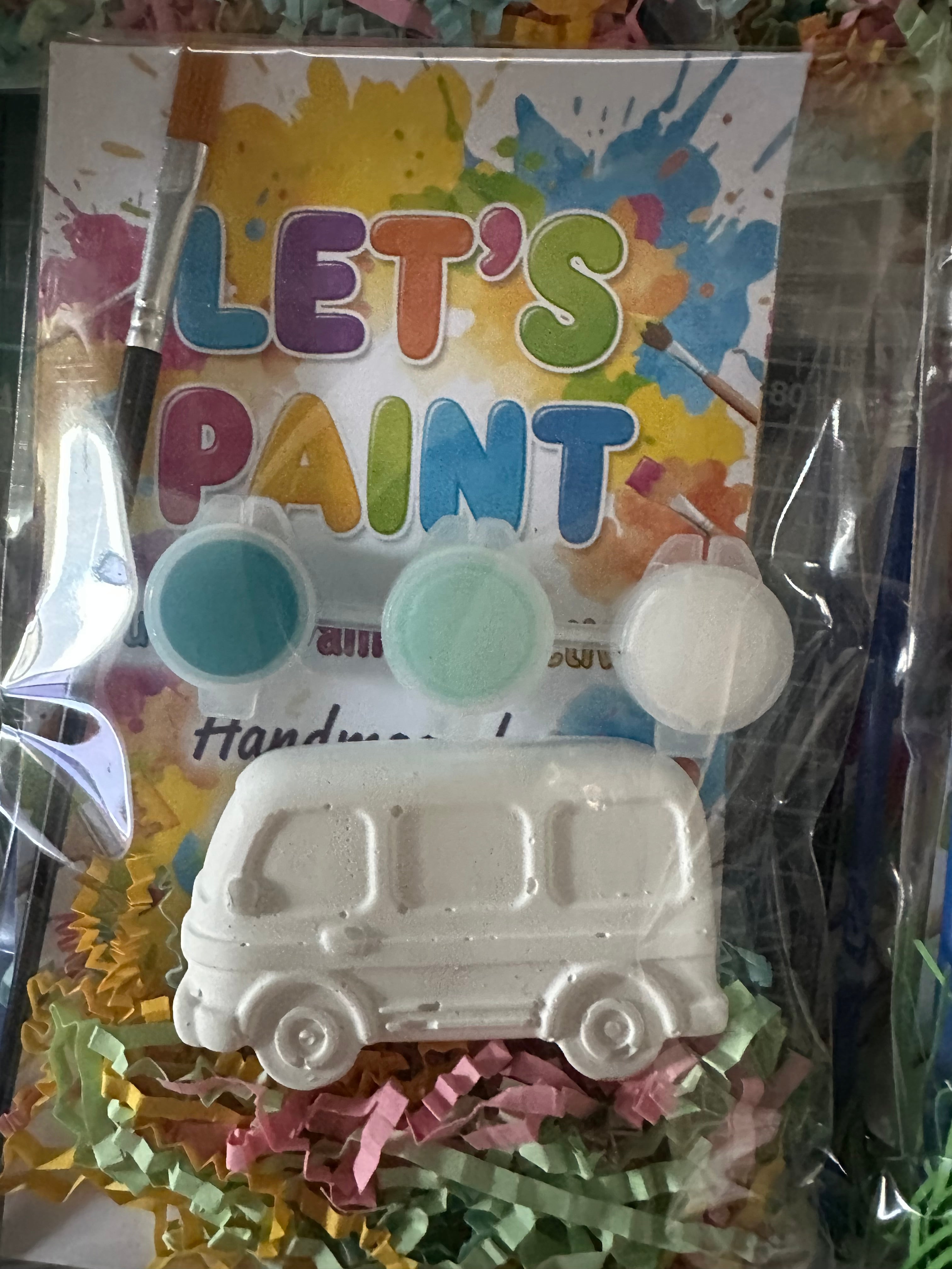Cast'N'Clay Paint Your Own Vehicle Plaster Figurines
