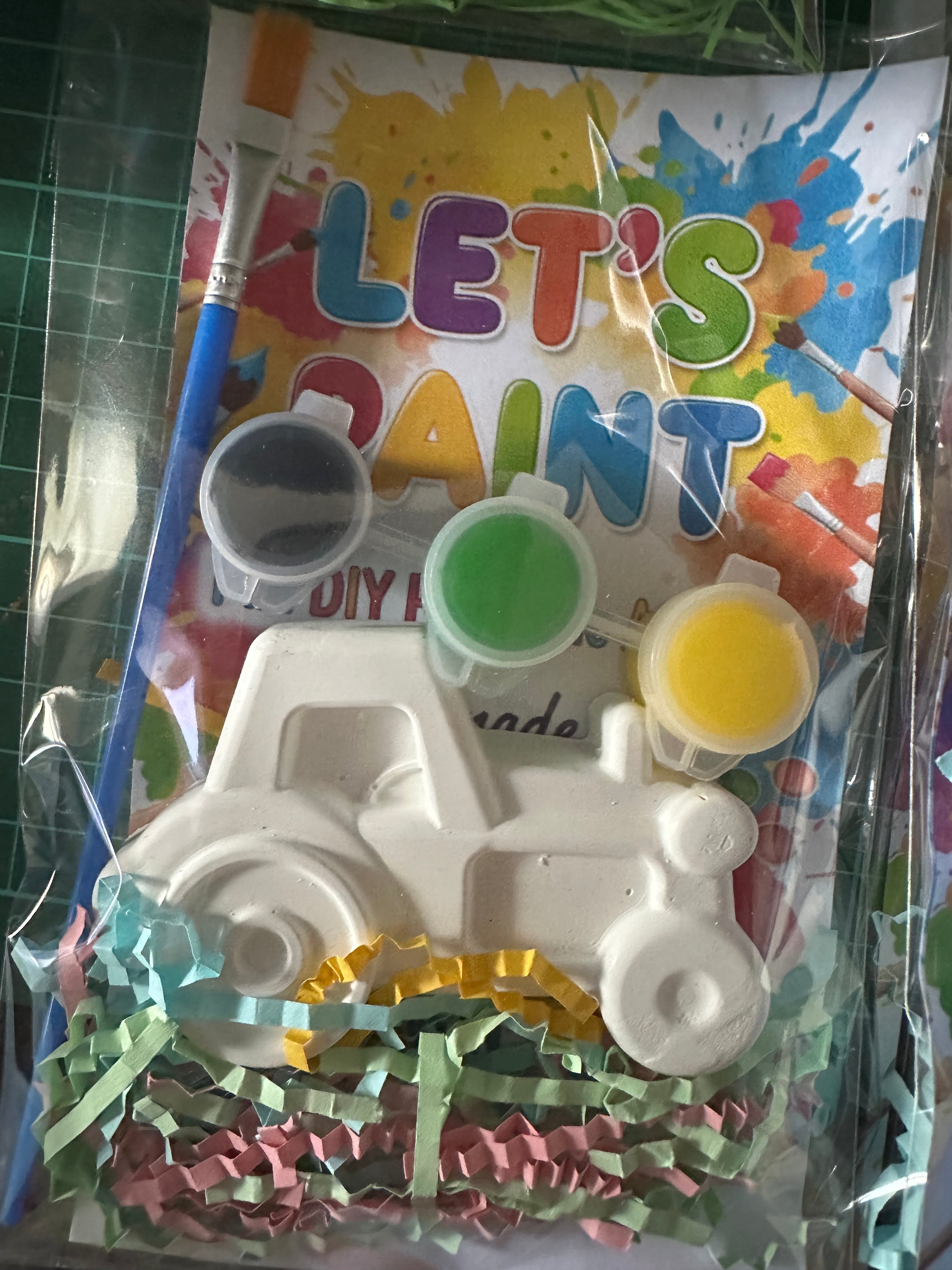 Cast'N'Clay Paint Your Own Vehicle Plaster Figurines