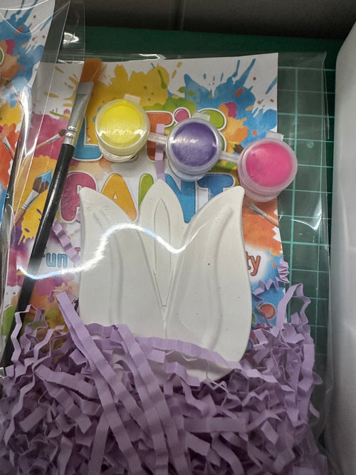 Cast'N'Clay Paint Your Own Flowers Plaster Figurines
