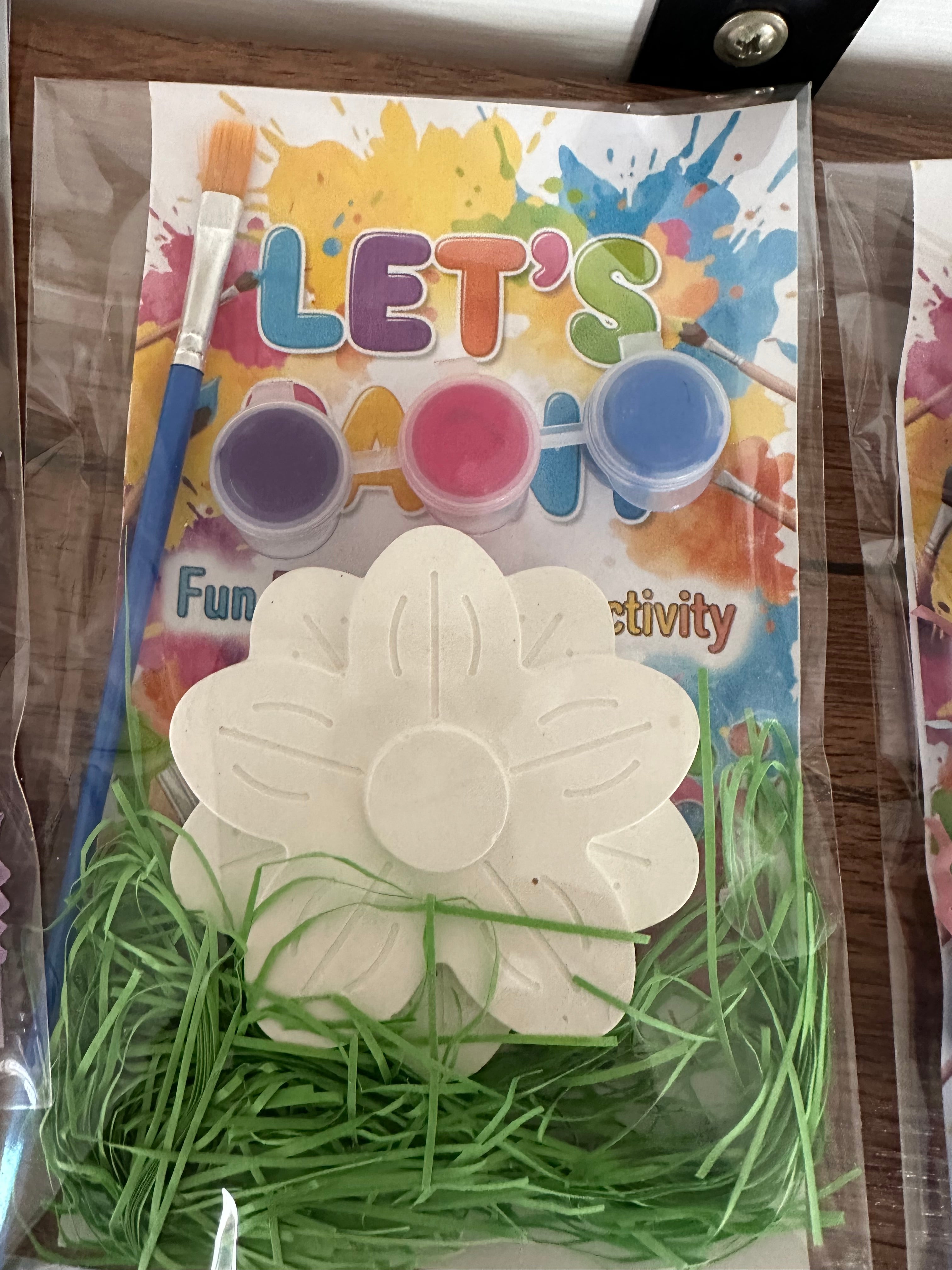 Cast'N'Clay Paint Your Own Flowers Plaster Figurines