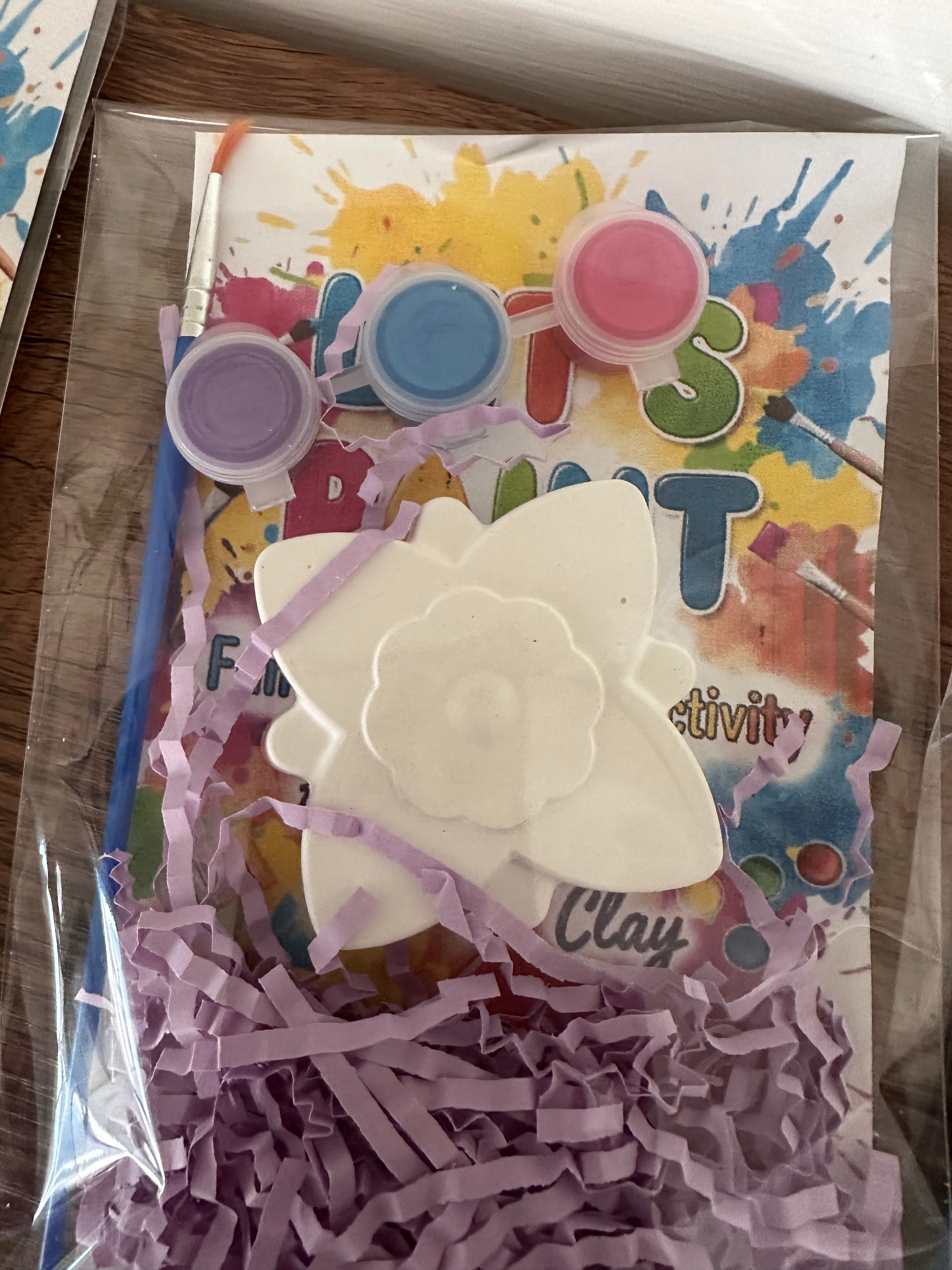 Cast'N'Clay Paint Your Own Flowers Plaster Figurines