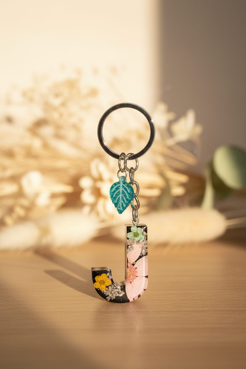 Keyring with premium background