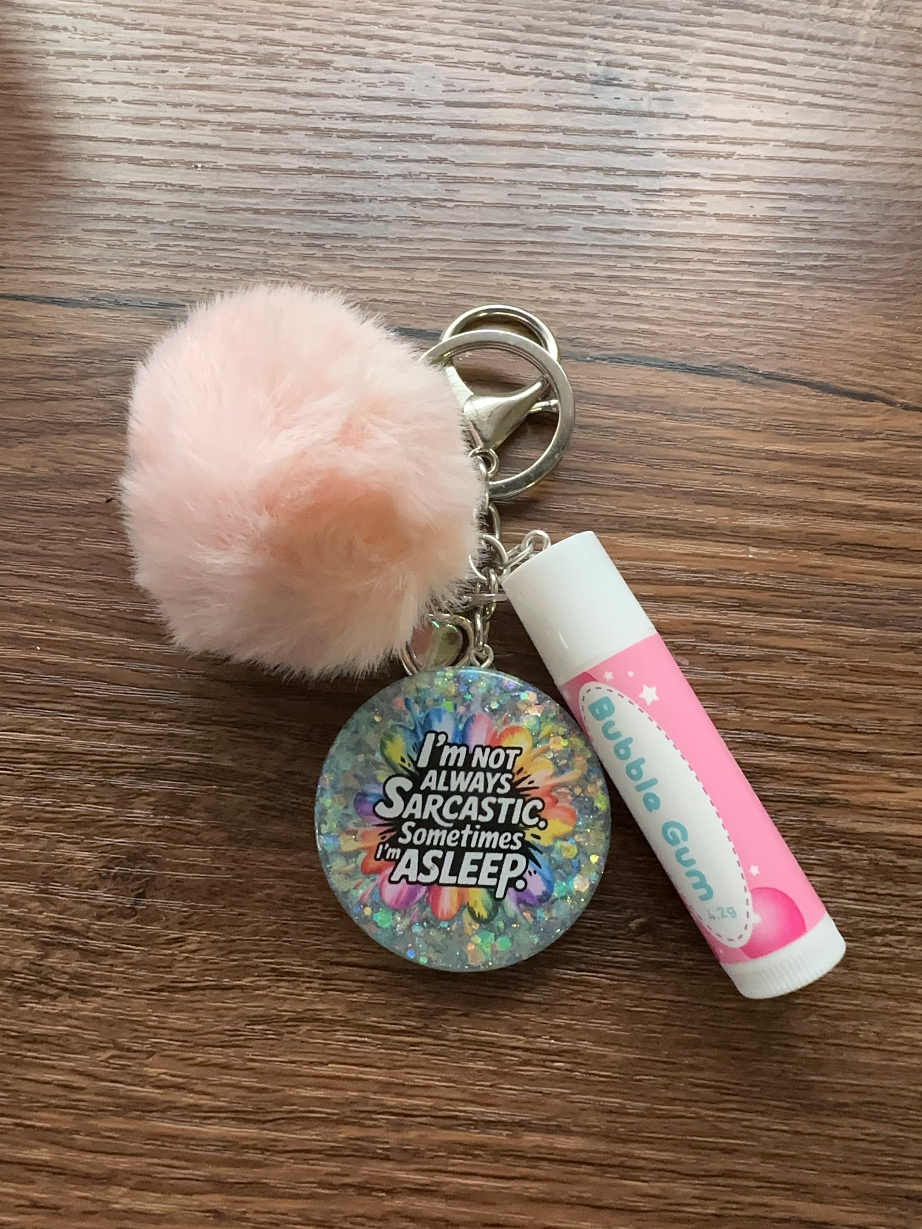 Lip Gloss Go-Anywhere Keyring