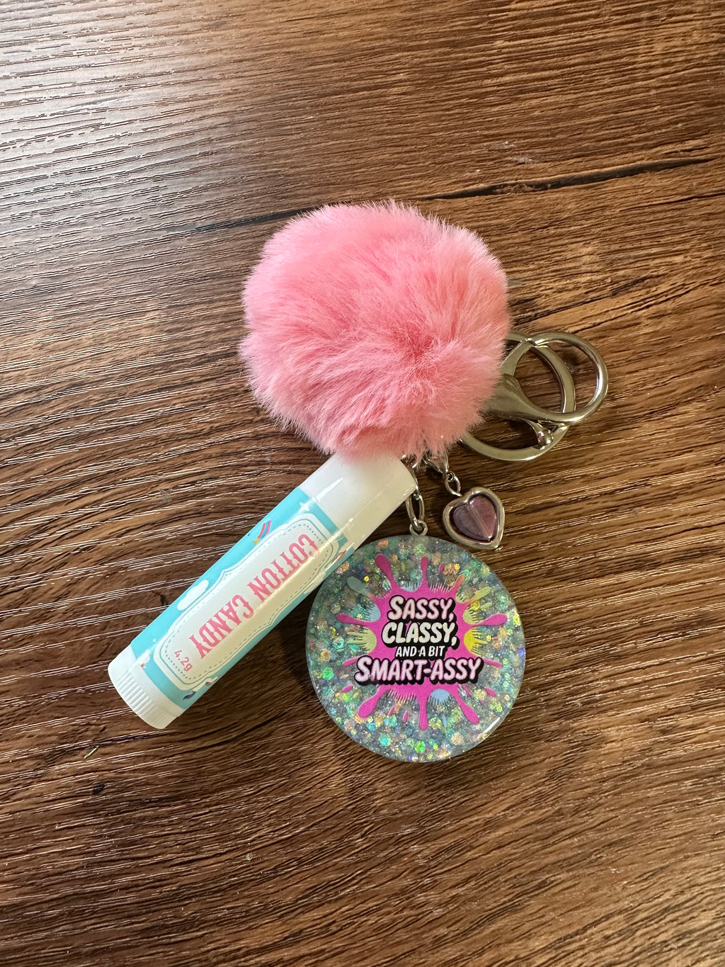 Lip Gloss Go-Anywhere Keyring